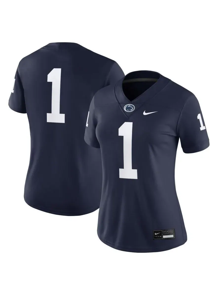 Nike Женская игровая футболка Penn State Nittany Lions — изображение 1 из 3, темно-синий