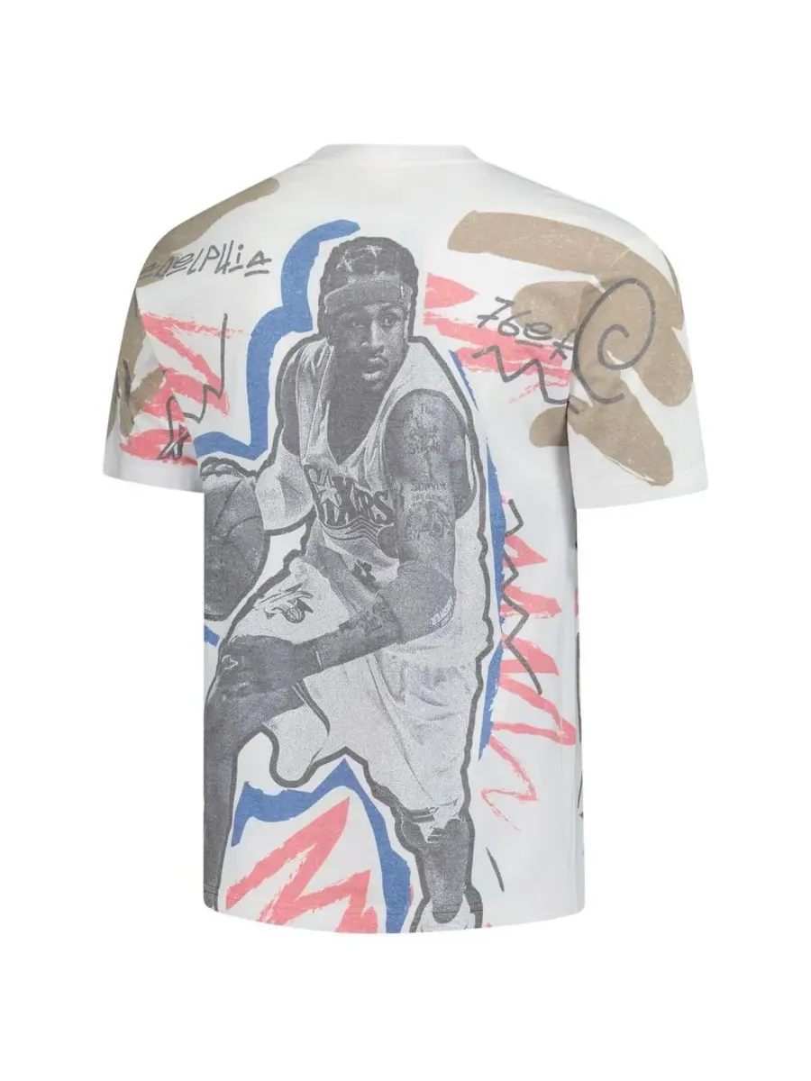 Mitchell & Ness Мужская белая футболка Allen Iverson, посвященная Матчу всех звезд НБА 2000 года — изображение 2 из 4, белый