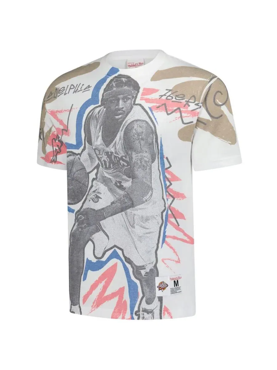 Mitchell & Ness Мужская белая футболка Allen Iverson, посвященная Матчу всех звезд НБА 2000 года — изображение 3 из 4, белый