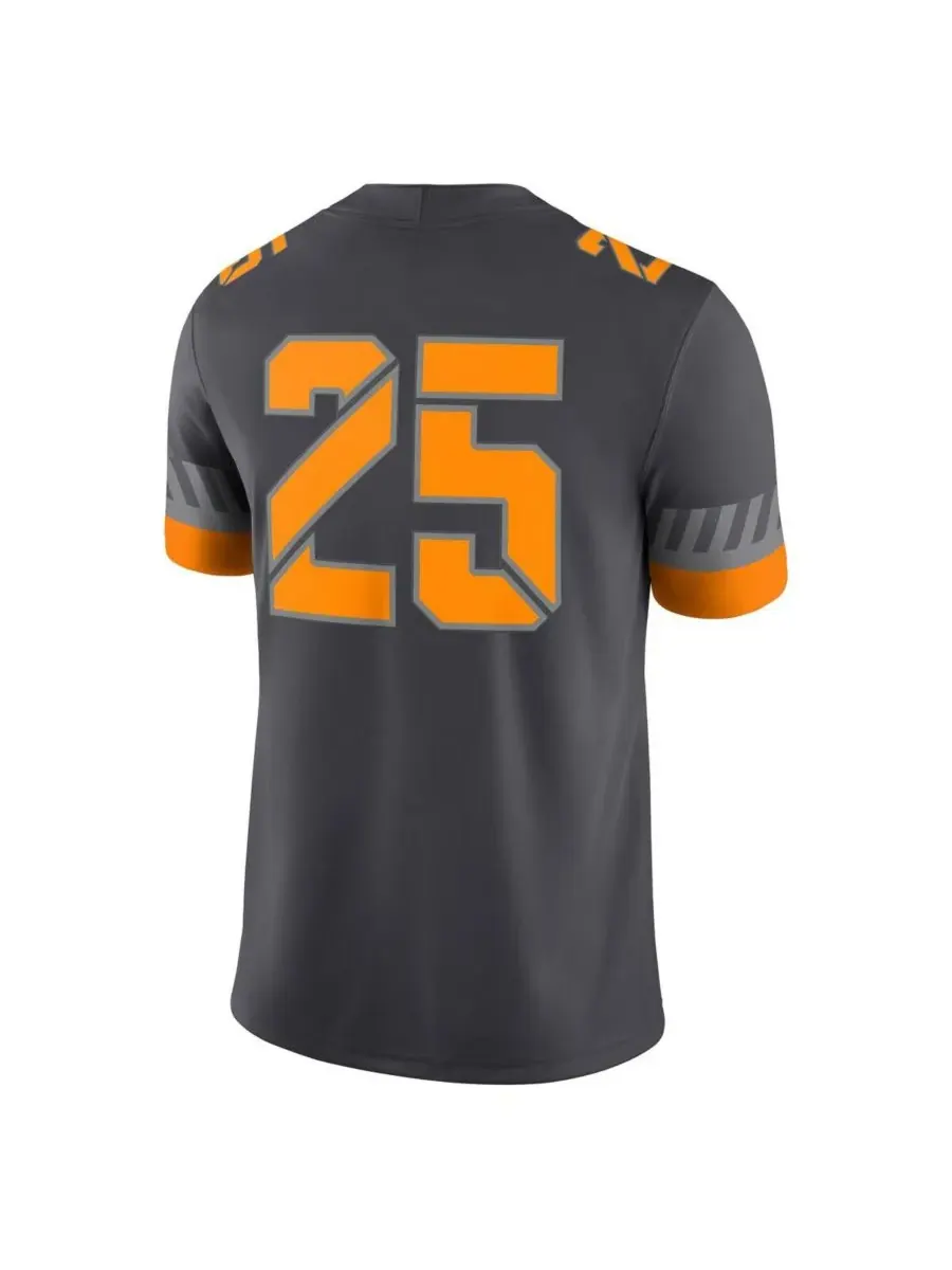 Nike Мужская игровая майка команды Tennessee Volunteers, размер 25 — изображение 3 из 3, серый