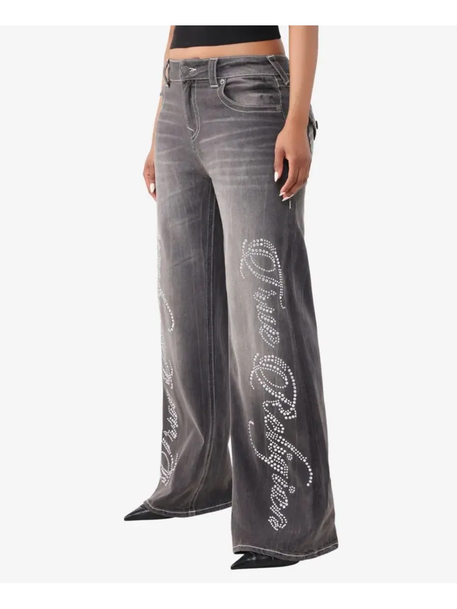 Женские джинсы Bobbi Mid-Rise Baggy Flap Jeans True Religion — изображение 2 из 3