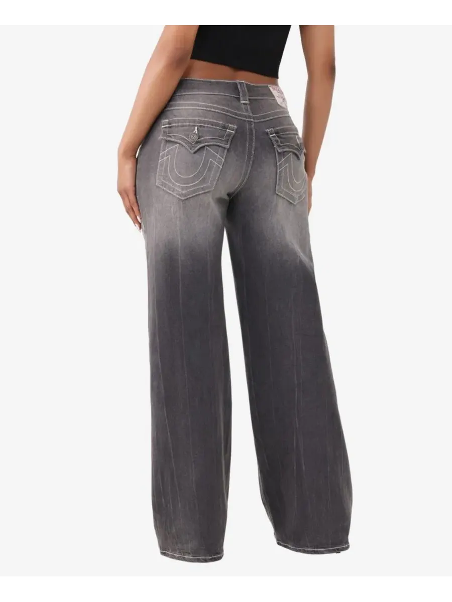 Женские джинсы Bobbi Mid-Rise Baggy Flap Jeans True Religion — изображение 3 из 3