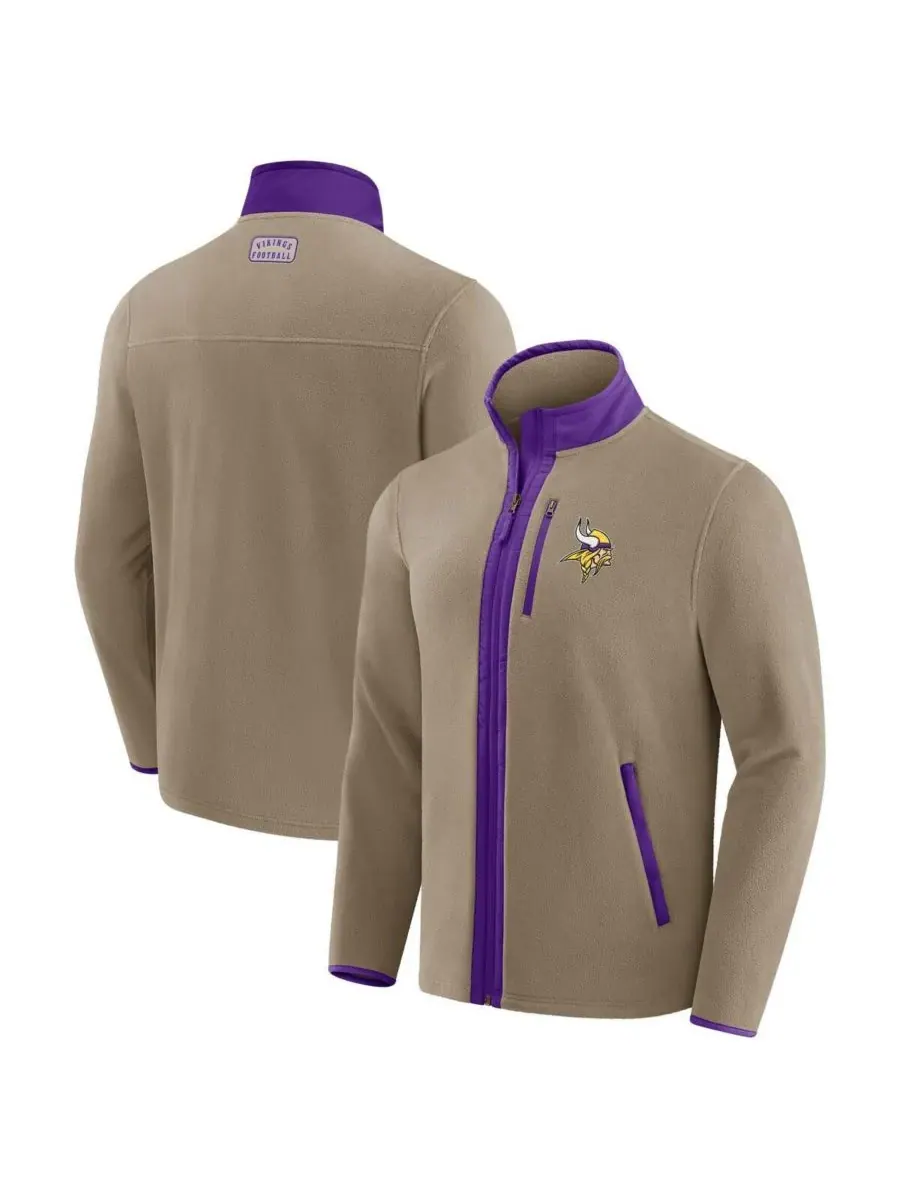 Fanatics Мужская куртка на молнии из плотного флиса Darius Rucker Collection от Minnesota Vikings — изображение 1 из 3