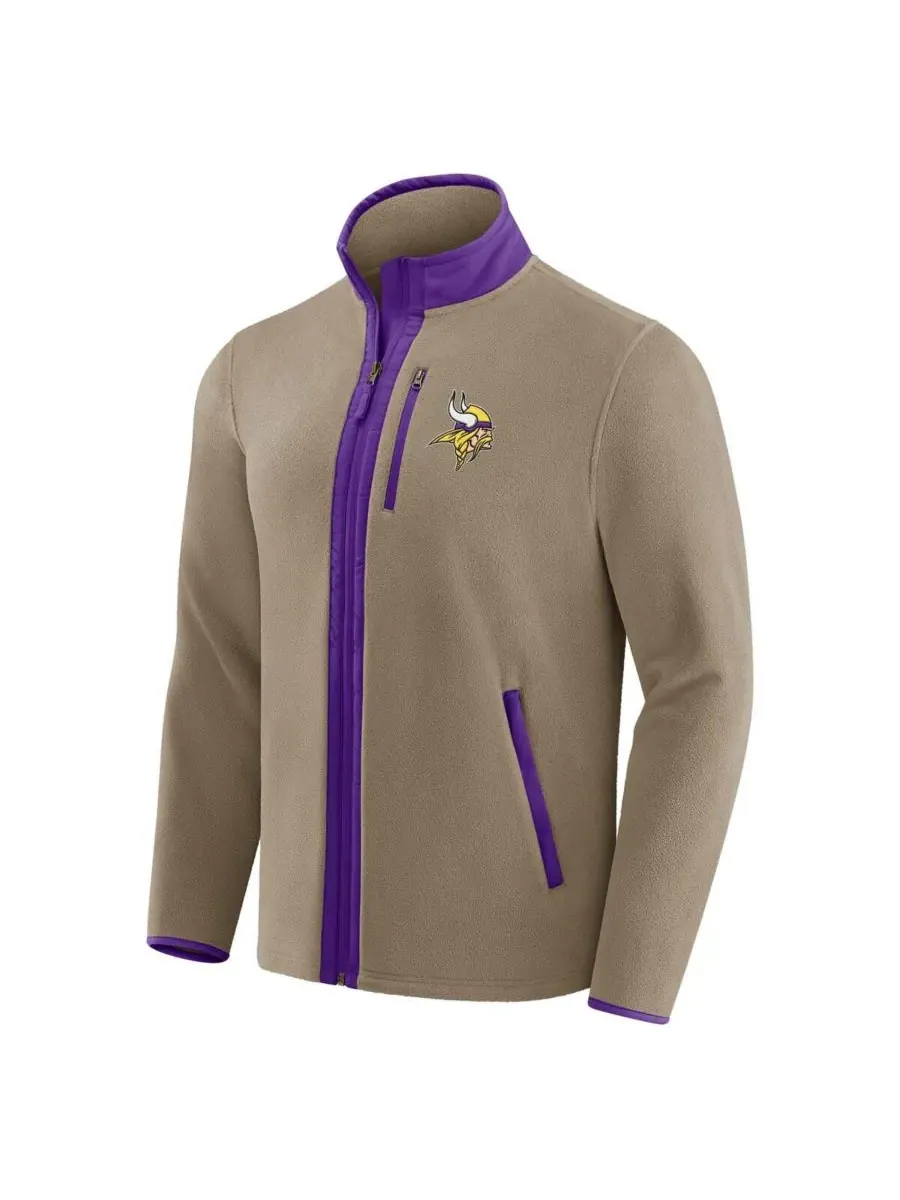 Fanatics Мужская куртка на молнии из плотного флиса Darius Rucker Collection от Minnesota Vikings — изображение 2 из 3