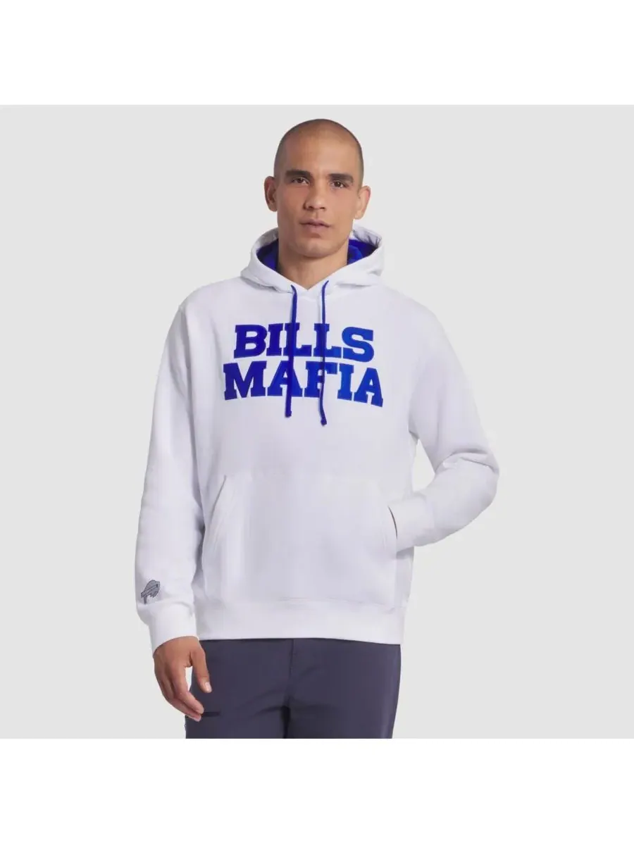 Nike Мужская белая толстовка с капюшоном из коллекции Buffalo Bills 2025 Rivalries Collection Club — изображение 1 из 3