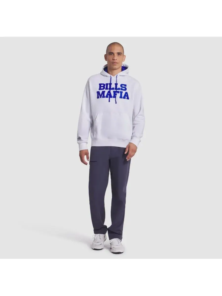 Nike Мужская белая толстовка с капюшоном из коллекции Buffalo Bills 2025 Rivalries Collection Club — изображение 3 из 3
