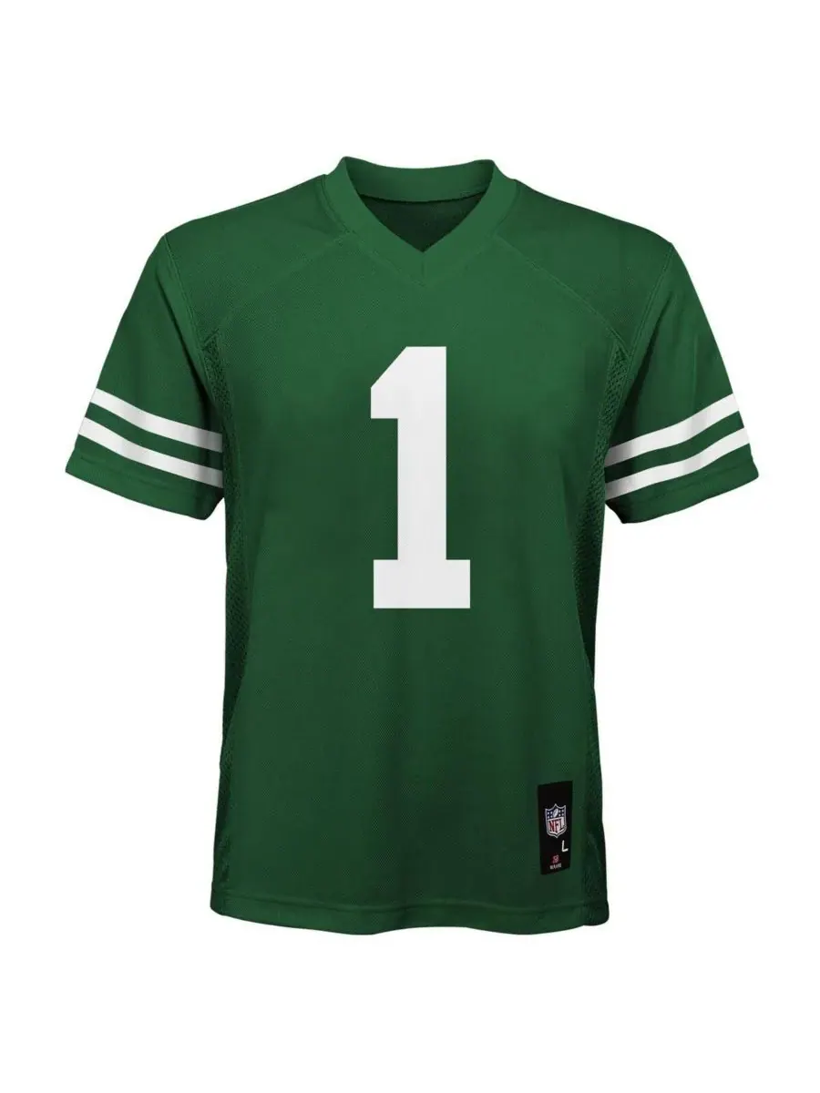 Outerstuff Детская футболка-реплика игрока New York Jets Ахмада Соуса Гарднера (зеленый цвет) для — изображение 3 из 3