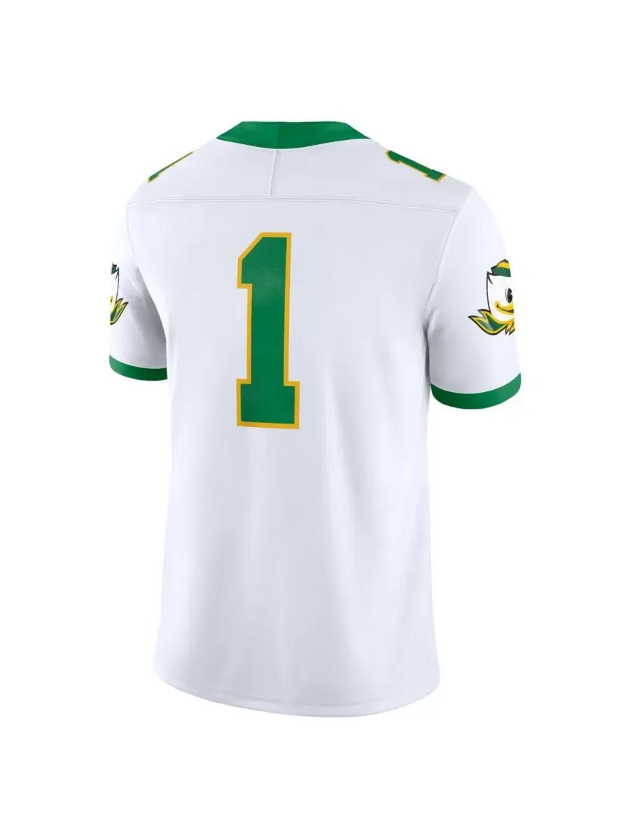 Мужская футболка Nike Oregon Ducks Alternate Game Jersey — изображение 2 из 3, белый