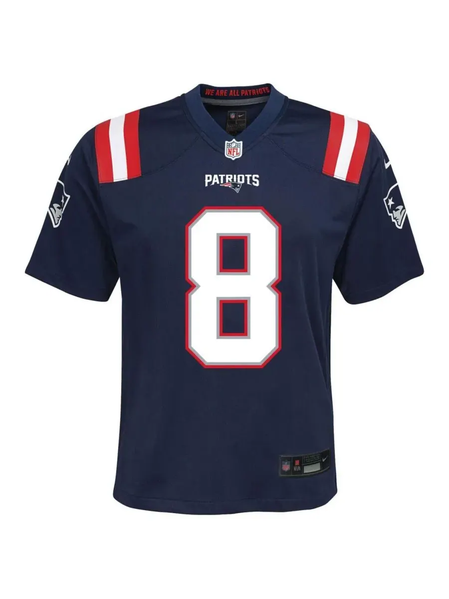 Детская футболка-джерси Nike Stefon Diggs New England Patriots — изображение 2 из 3, темно-синий