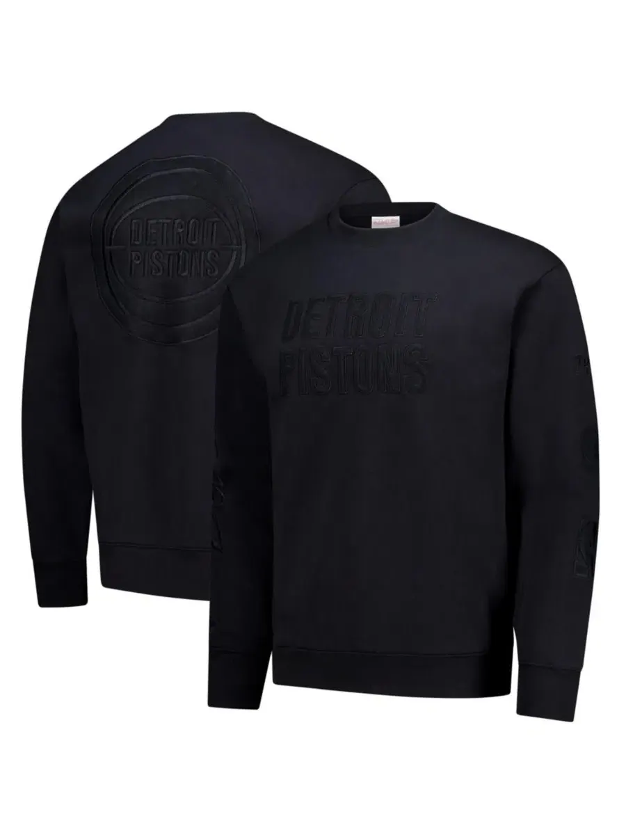 Свитшот из флиса с принтом Phantom Fleece Mitchell & Ness — изображение 1 из 3, черный