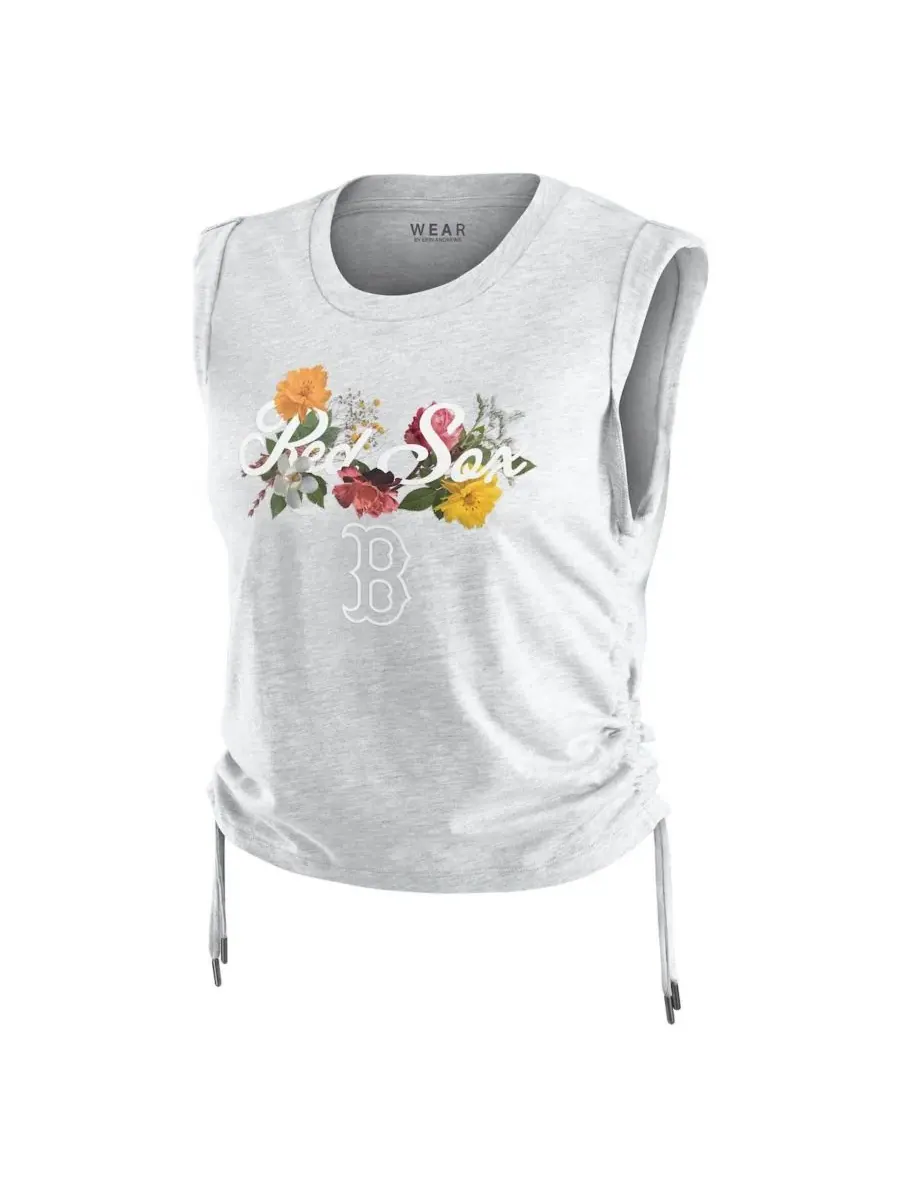WEAR by Erin Andrews Женская утягивающая майка серого цвета с символикой Boston Red Sox — изображение 2 из 3, серый