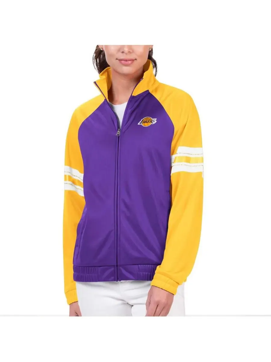G-III 4Her by Carl Banks Женская фиолетовая спортивная куртка Los Angeles Lakers Main Player с — изображение 1 из 2