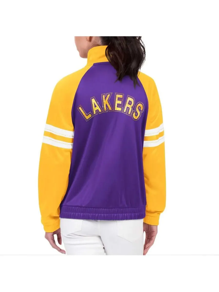 G-III 4Her by Carl Banks Женская фиолетовая спортивная куртка Los Angeles Lakers Main Player с — изображение 2 из 2