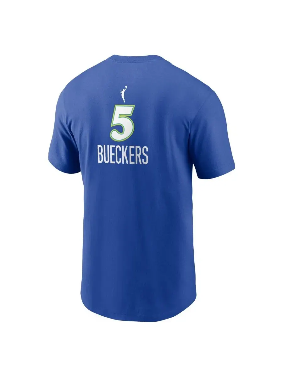 Футболка с именем и номером игрока Paige Bueckers Dallas Wings Rebel Edition Nike — изображение 3 из 3, синий