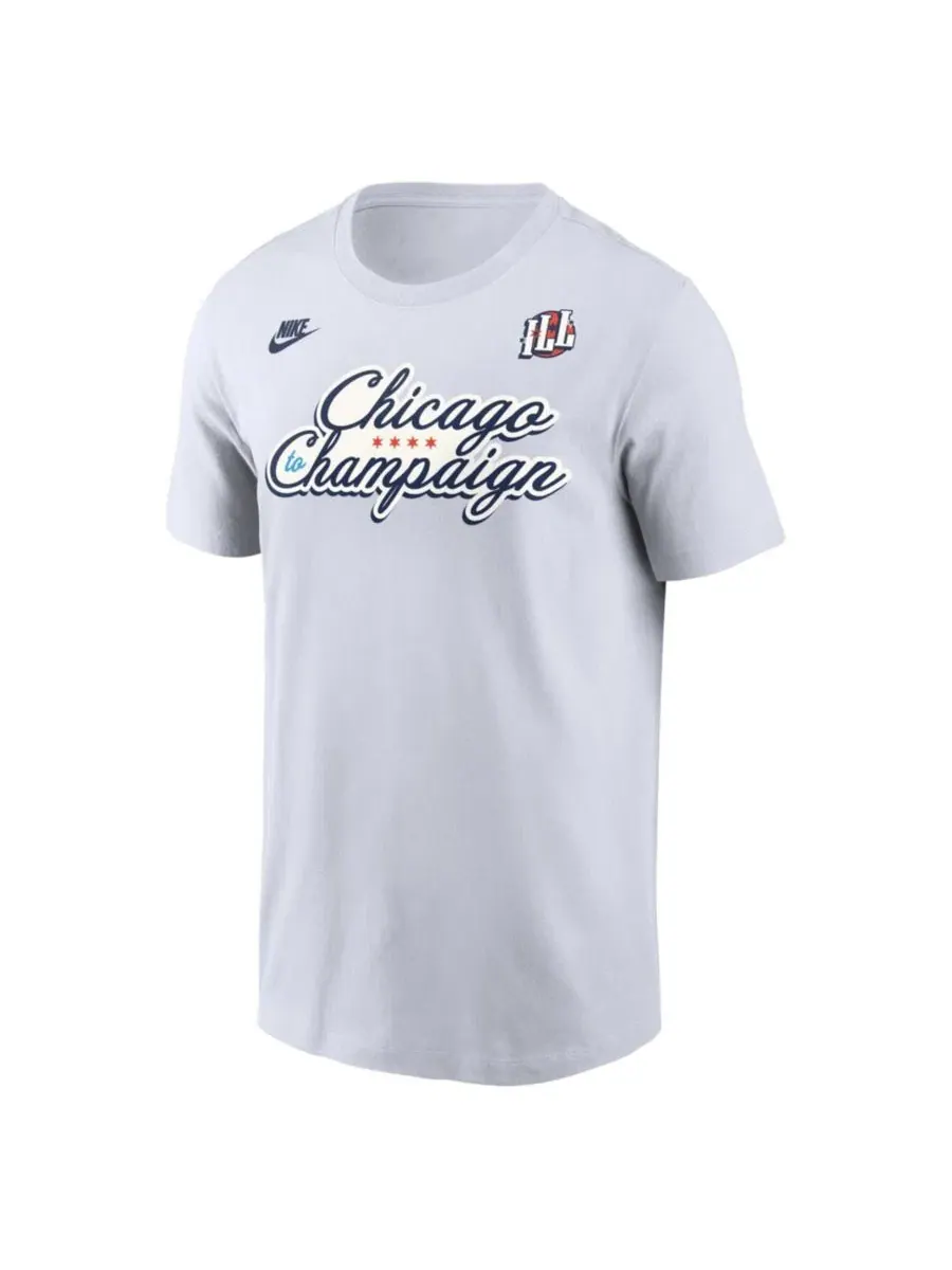Футболка с принтом Chicago to Champaign Nike — изображение 1 из 1, белый