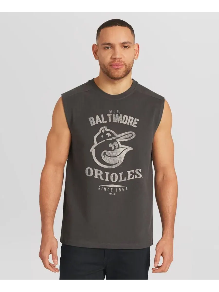 Мужская майка-борцовка Baltimore Orioles угольного цвета Darius Rucker Collection By Fanatics — изображение 6 из 6