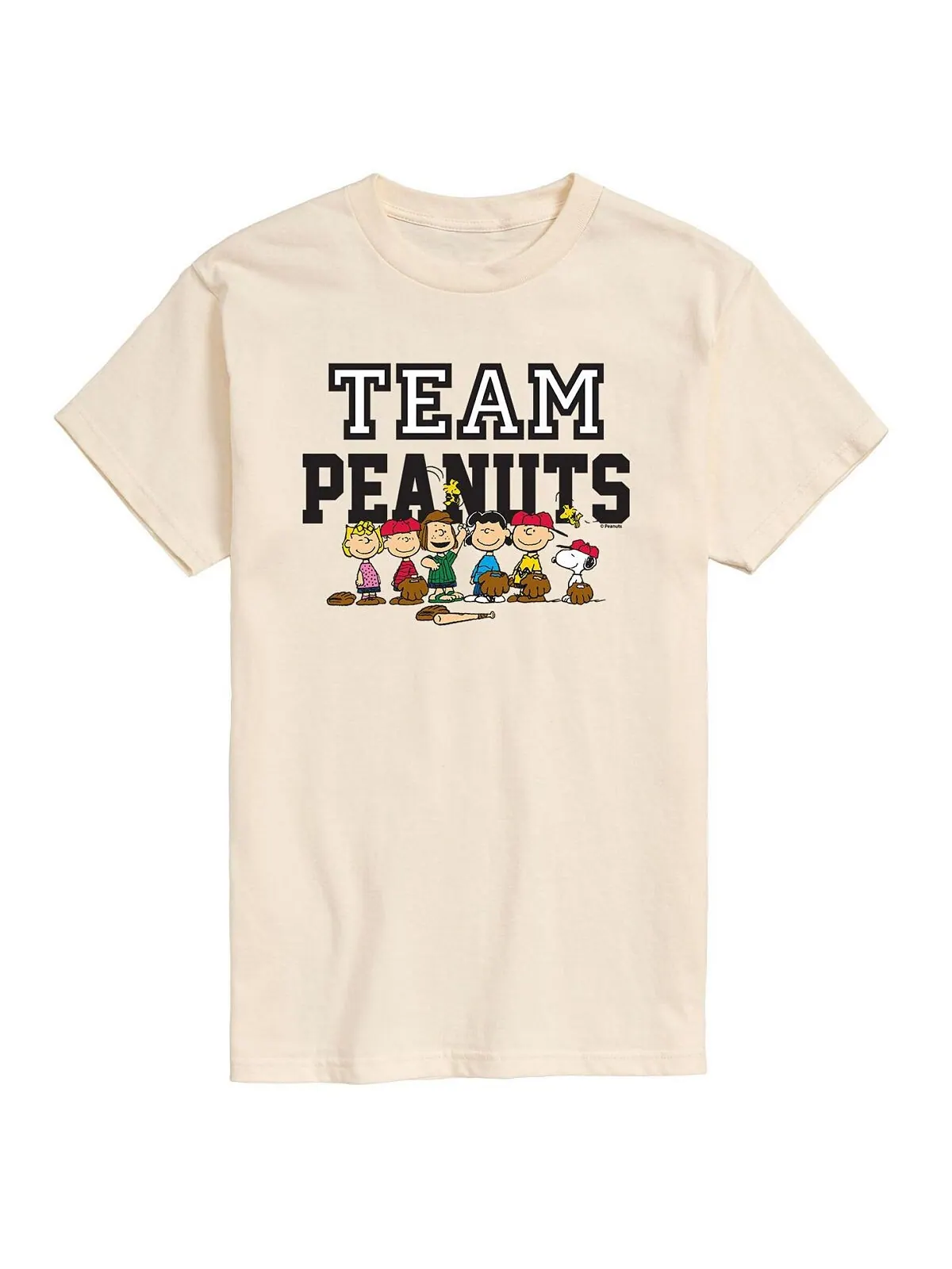 Мужская футболка peanuts team AIRWAVES — изображение 1 из 2, бежевый хаки