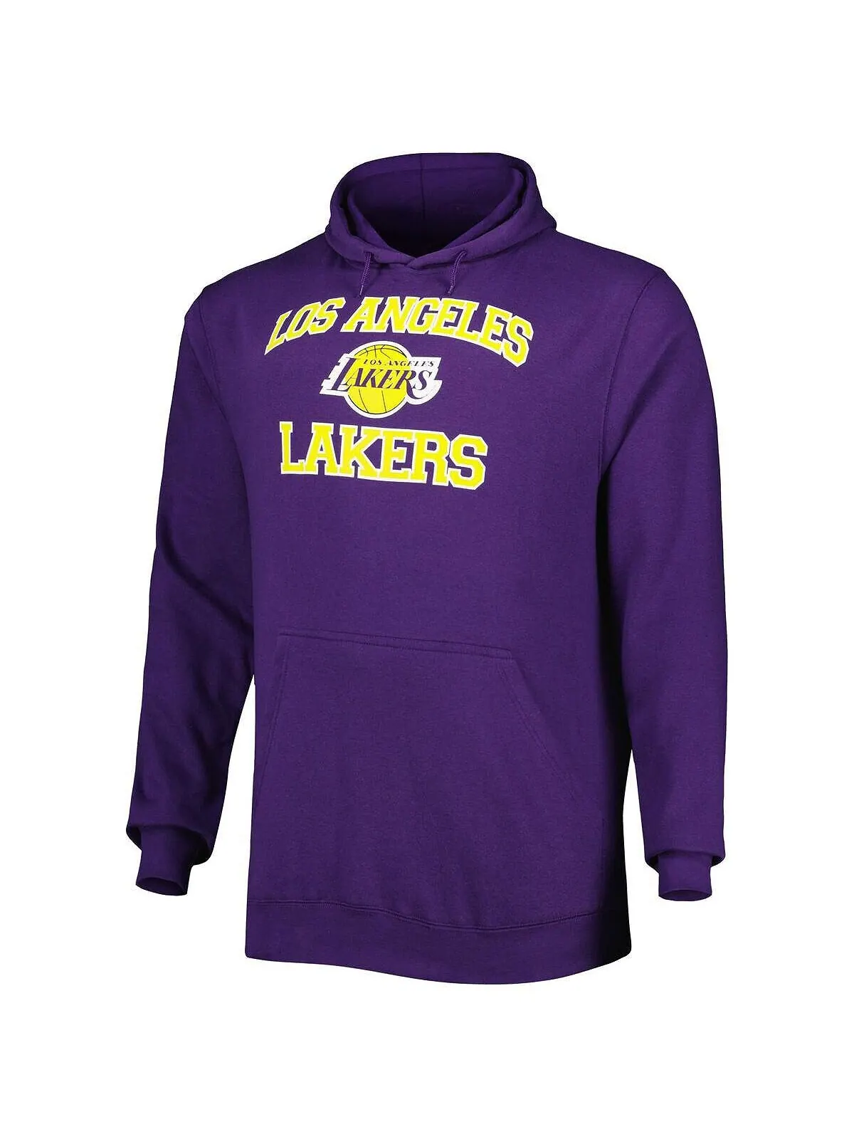 Мужская фиолетовая толстовка с капюшоном los angeles lakers big and tall heart and soul Profile — изображение 2 из 3