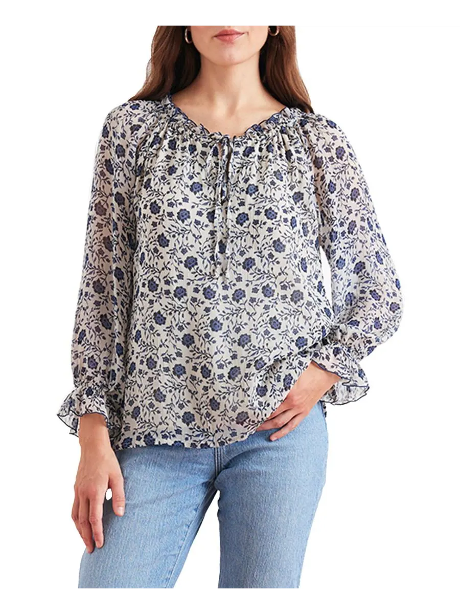 Женский топ Esme Paneros Clothing, Sapphire vines — изображение 1 из 3