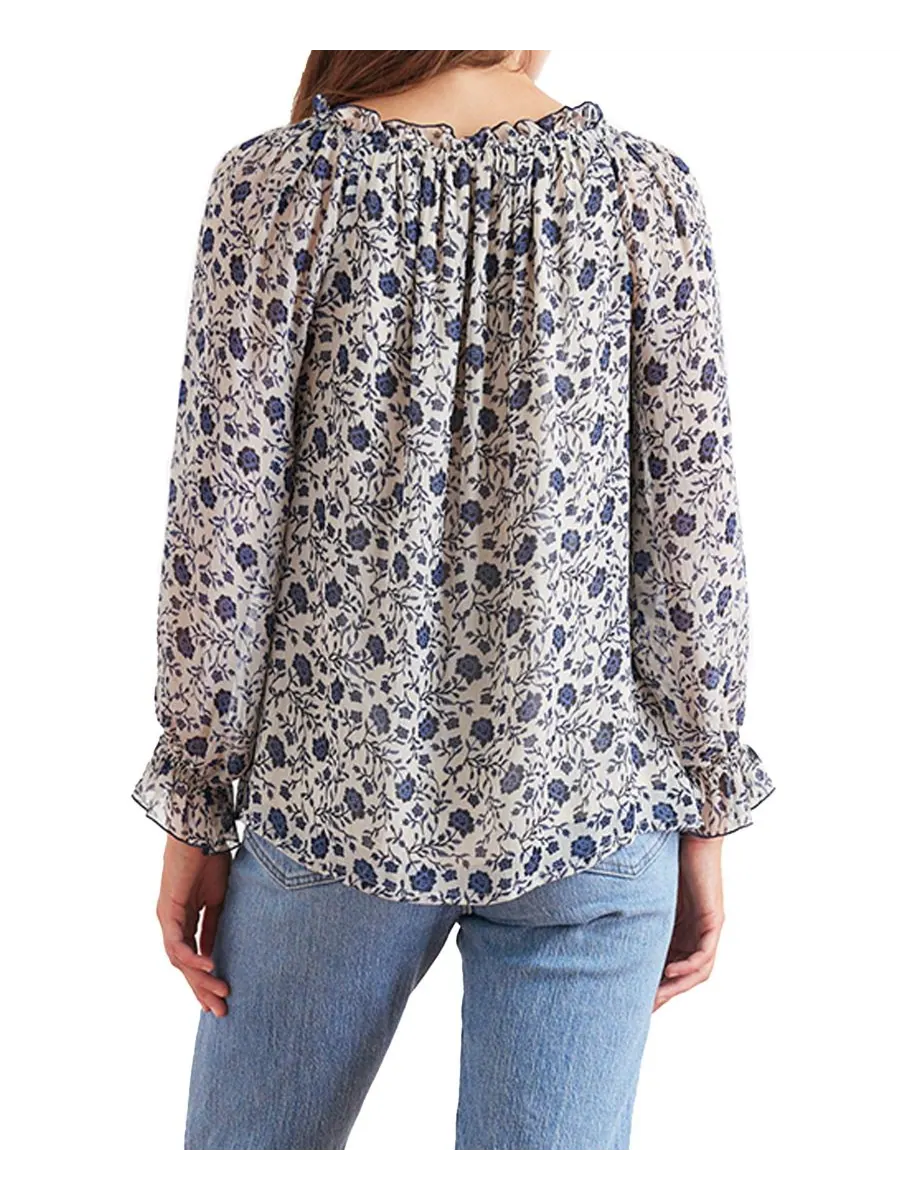 Женский топ Esme Paneros Clothing, Sapphire vines — изображение 3 из 3