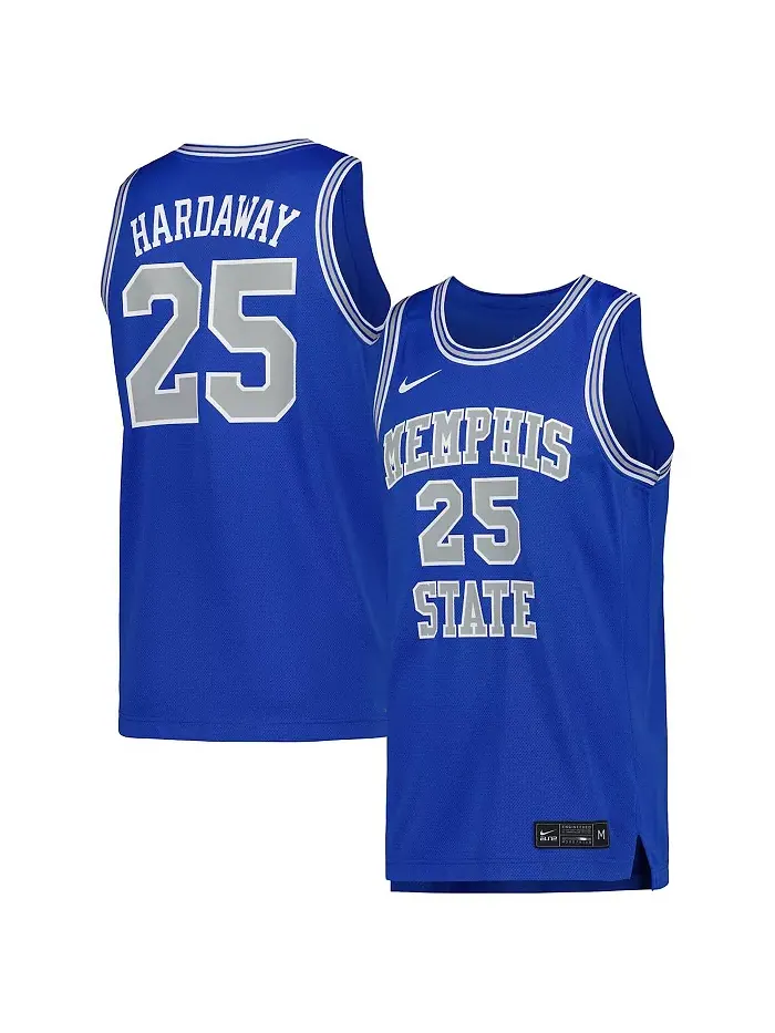 Мужская баскетбольная ретро-джерси Penny Hardaway Royal Memphis Tigers Performance Nike — изображение 1 из 2