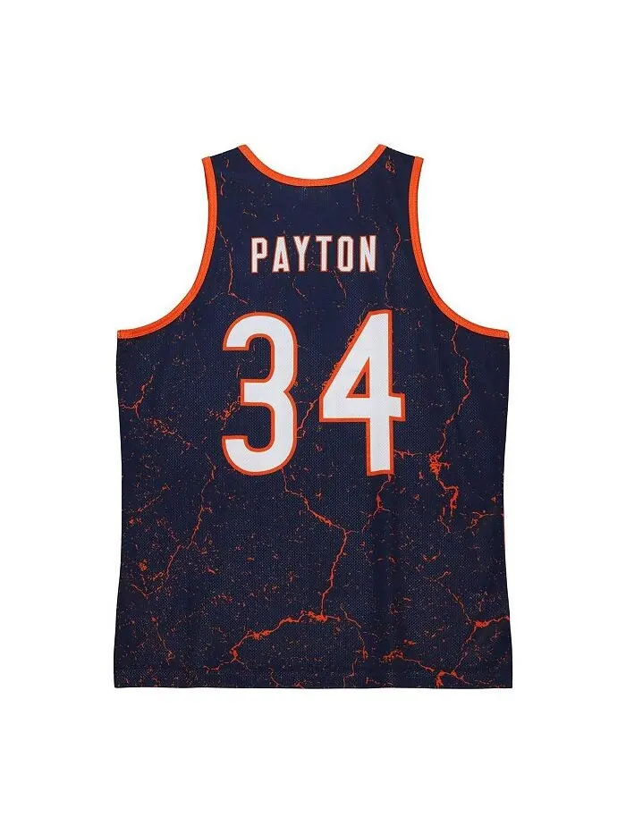 Мужская темно-синяя майка Walter Payton Chicago Bears 1983 Player Burst Mitchell & Ness — изображение 2 из 3, темно-синий