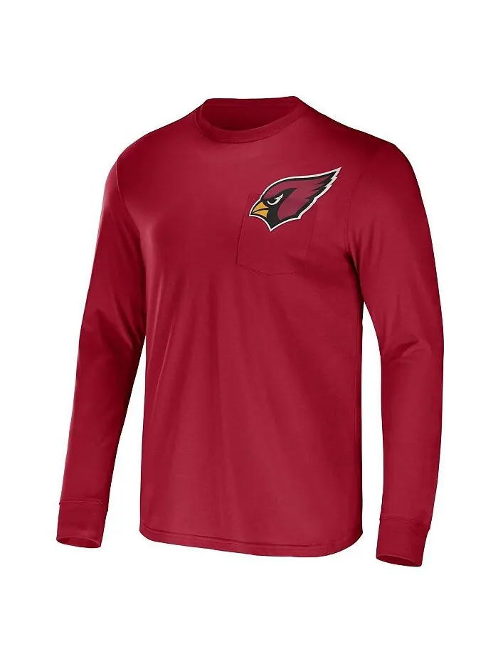 Мужская футболка с длинным рукавом NFL x Darius Rucker Collection от Cardinal Arizona Cardinals — изображение 2 из 3, красный