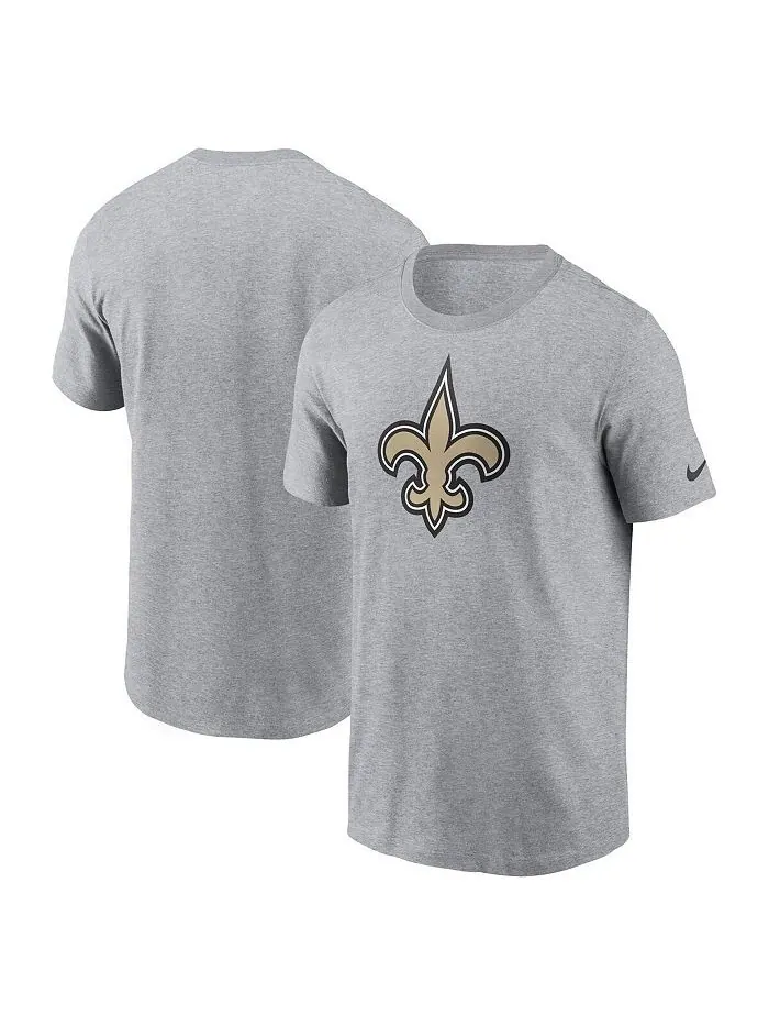 Мужская серая футболка с логотипом New Orleans Saints Essential Nike — изображение 1 из 3, серый