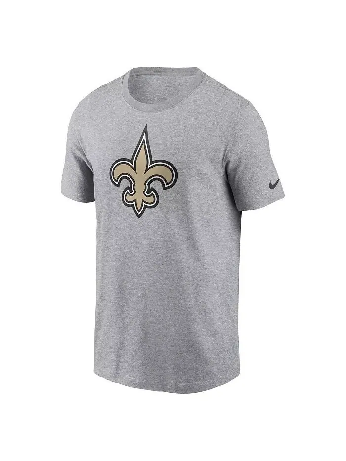 Мужская серая футболка с логотипом New Orleans Saints Essential Nike — изображение 2 из 3