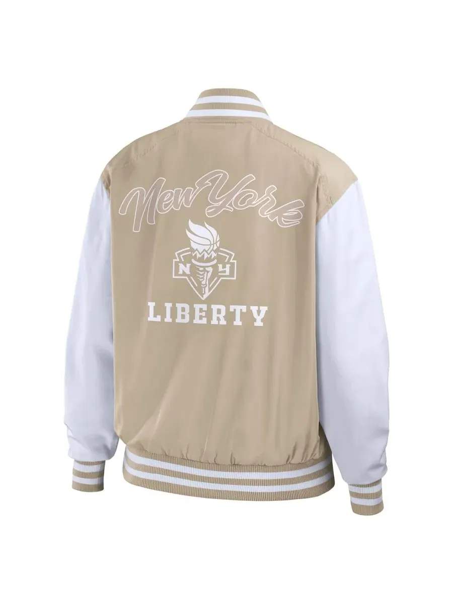 Женская куртка-бомбер с полноразмерной застежкой-молнией Tonal New York Liberty WEAR by Erin Andrews — изображение 3 из 5