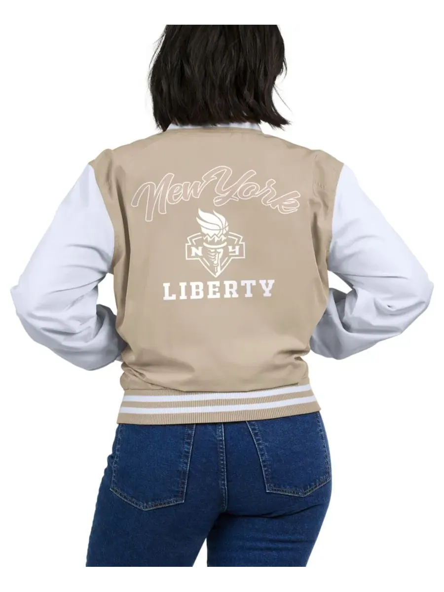Женская куртка-бомбер с полноразмерной застежкой-молнией Tonal New York Liberty WEAR by Erin Andrews — изображение 5 из 5