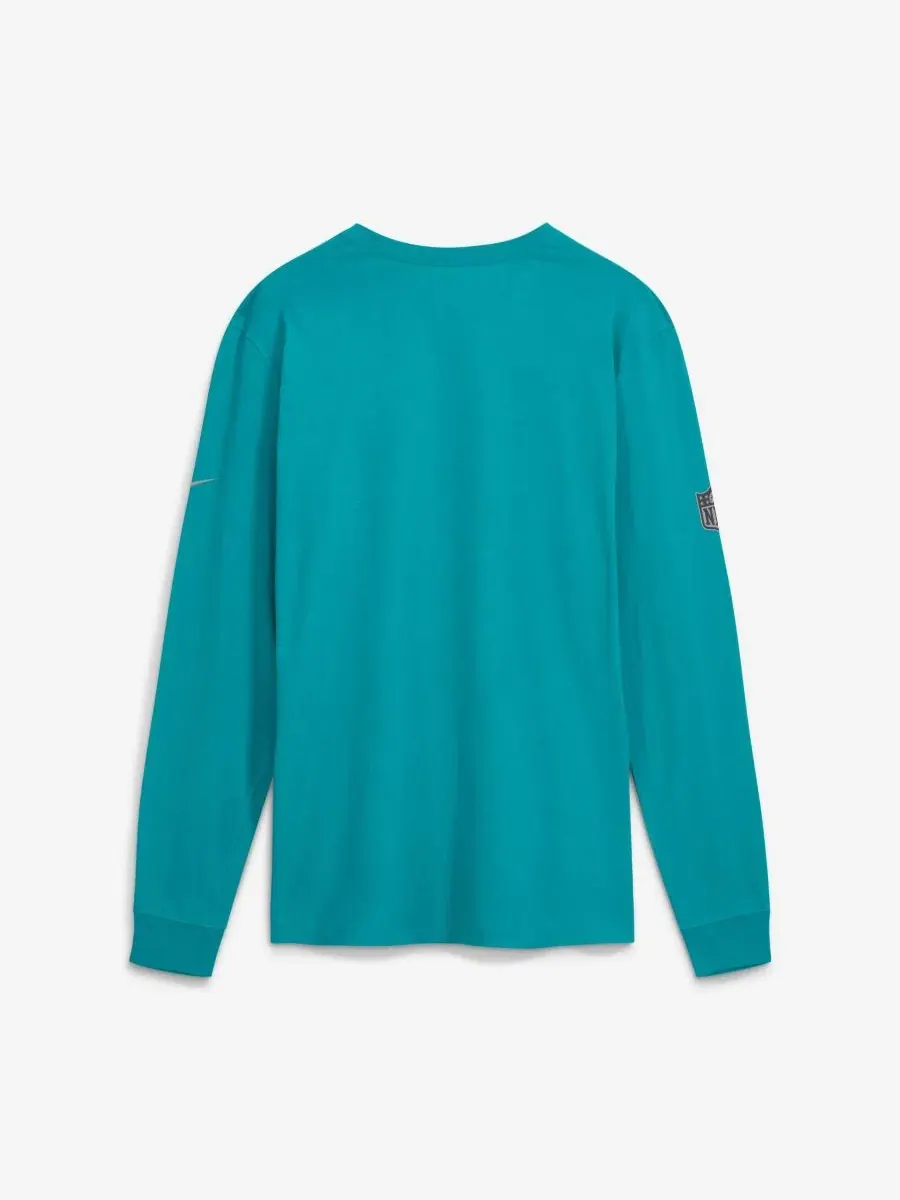 Футболка с длинным рукавом Nike Sideline Bold Arch Star Dri-FIT — изображение 2 из 3, голубой