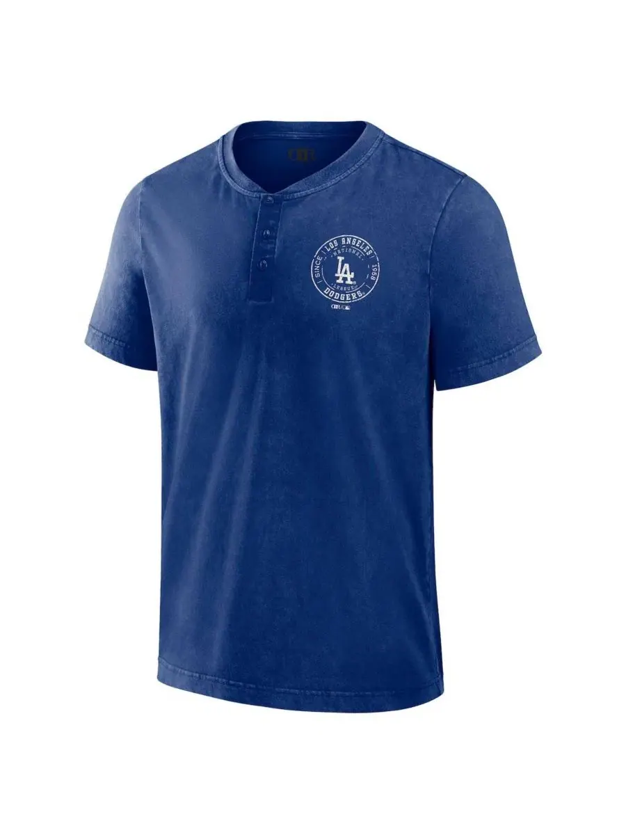 Мужская рубашка-поло с принтом логотипа Los Angeles Dodgers, Darius Rucker Collection by Fanatics — изображение 2 из 4