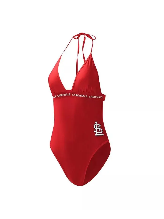 Женский красный слитный купальник St. Louis Cardinals Full Count G-III 4Her by Carl Banks — изображение 2 из 3