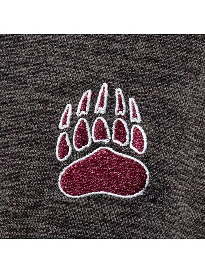 Мужская рубашка-поло Montana Grizzlies Down Swing Raglan цвета «черный» Colosseum — изображение 2 из 4