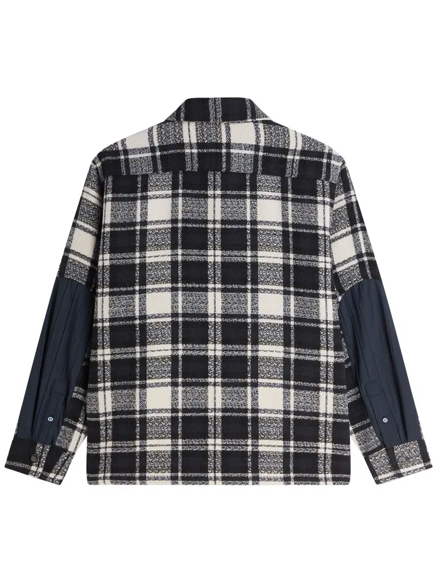 Рубашка-овершерт с пэчворком, свободного кроя, Scotch & Soda, Sky Captain Check — изображение 6 из 6