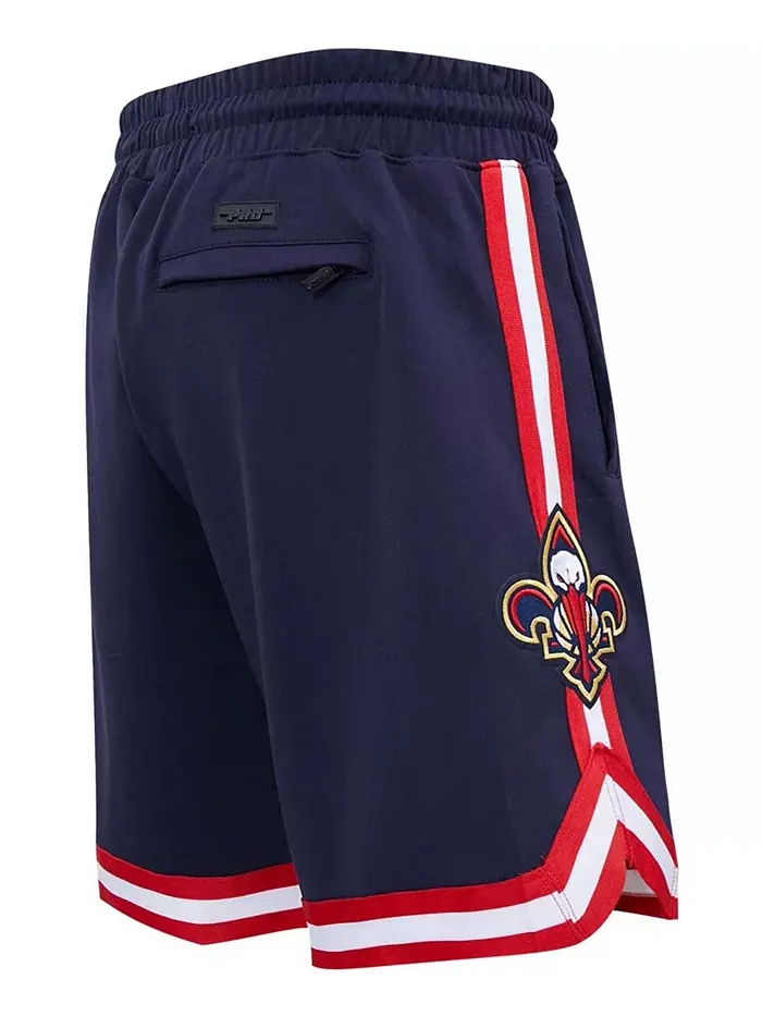 Мужские шорты New Orleans Pelicans из шенилла в синем цвете Pro Standard — изображение 3 из 4