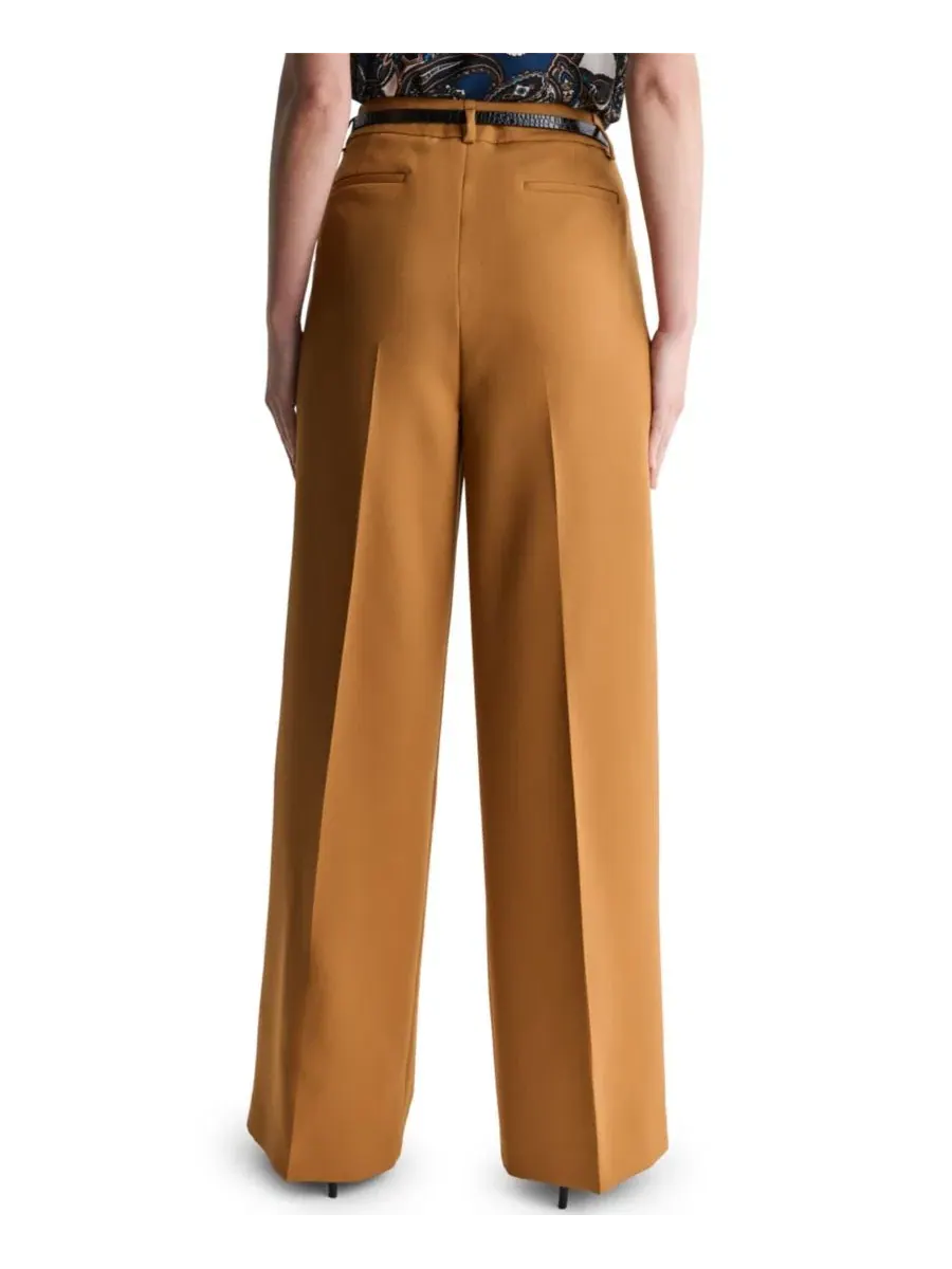 Брюки женские с защипами, широкие, с ремнем BCBG, Sienna Thread — изображение 4 из 5