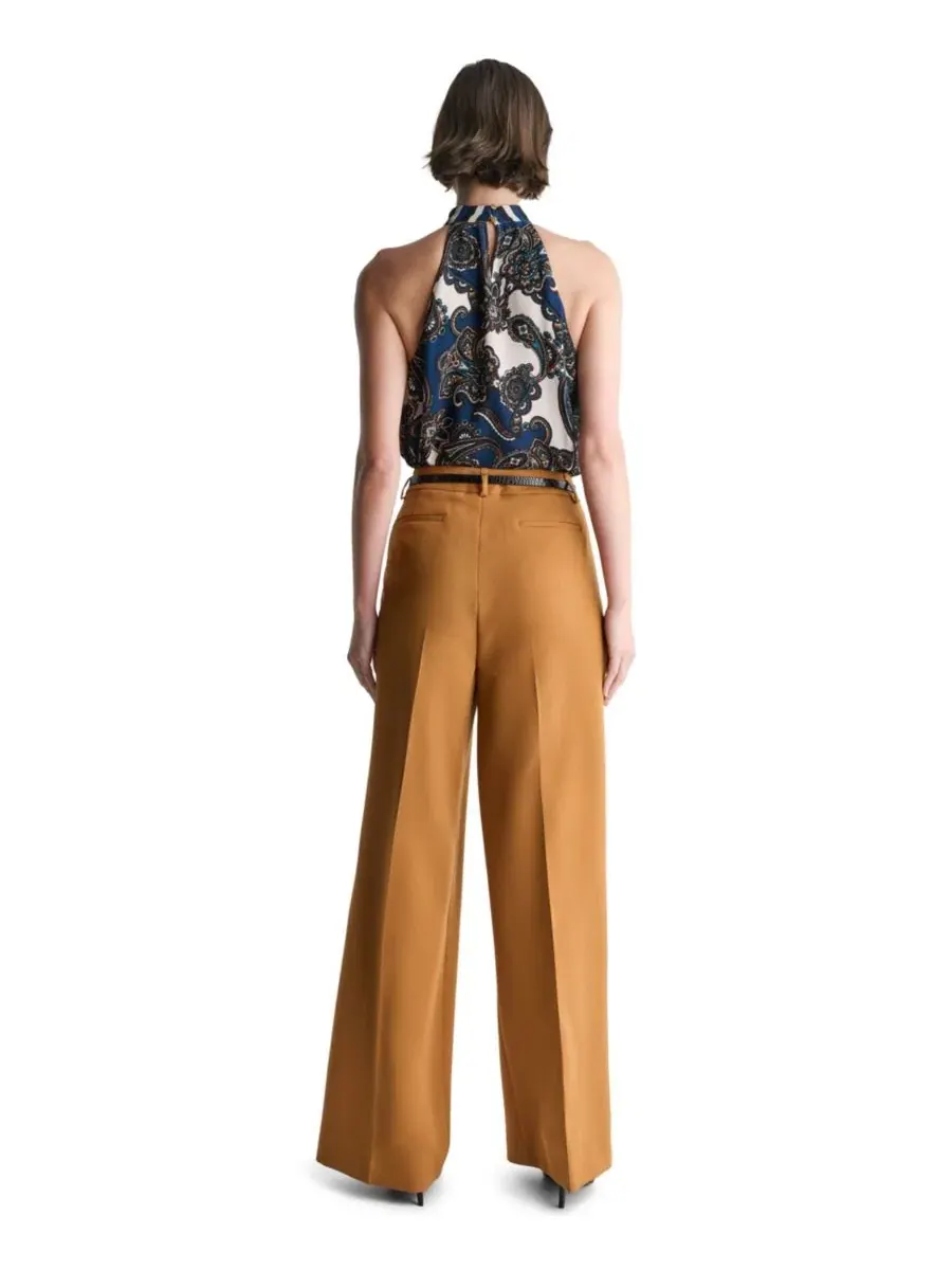 Брюки женские с защипами, широкие, с ремнем BCBG, Sienna Thread — изображение 5 из 5