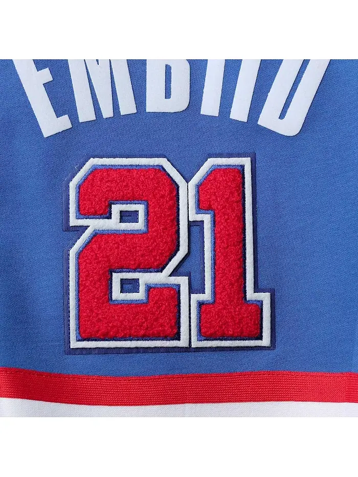 Мужские шорты Joel Embiid Philadelphia 76ers Team Player в королевском цвете Pro Standard — изображение 3 из 4
