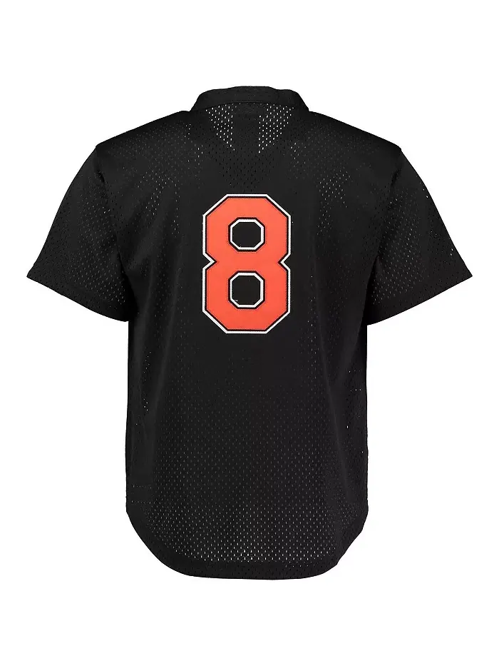 Мужская бейсбольная тренировочная майка Baltimore Orioles Cooperstown с сетчатыми вставками Cal — изображение 3 из 5
