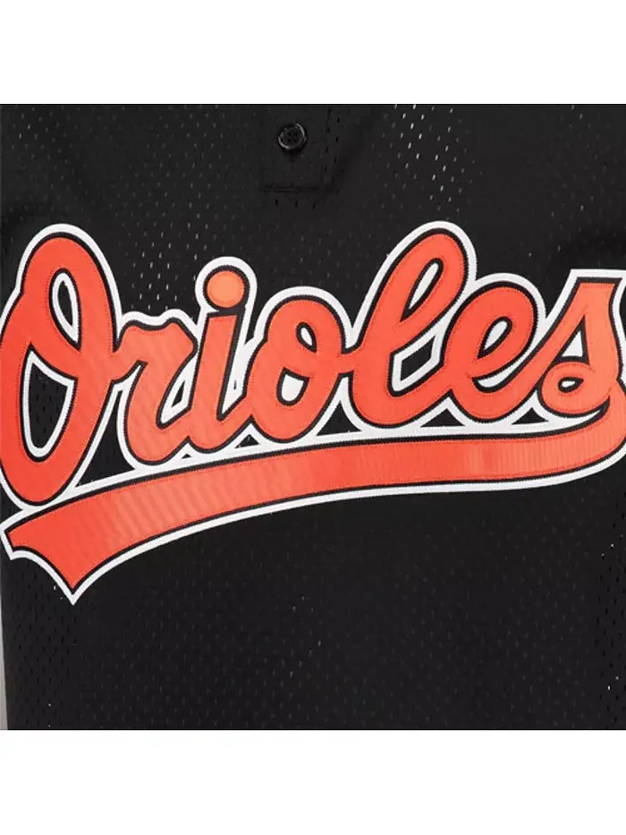 Мужская бейсбольная тренировочная майка Baltimore Orioles Cooperstown с сетчатыми вставками Cal — изображение 4 из 5