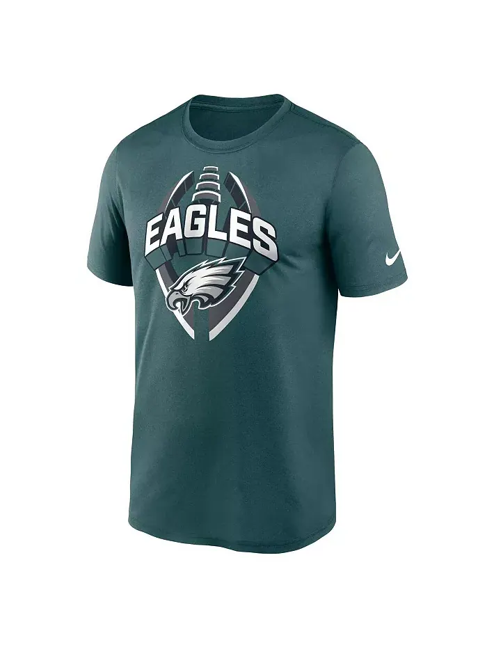 Мужская футболка Philadelphia Eagles Big Tall Primetime Legend Icon Performance цвета — изображение 2 из 3