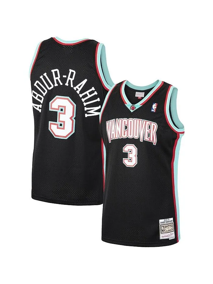 Мужское джерси Sharif Abdur-Rahim Black Vancouver Grizzlies 2000-2001 Hardwood Classics Swingman — изображение 1 из 3, черный