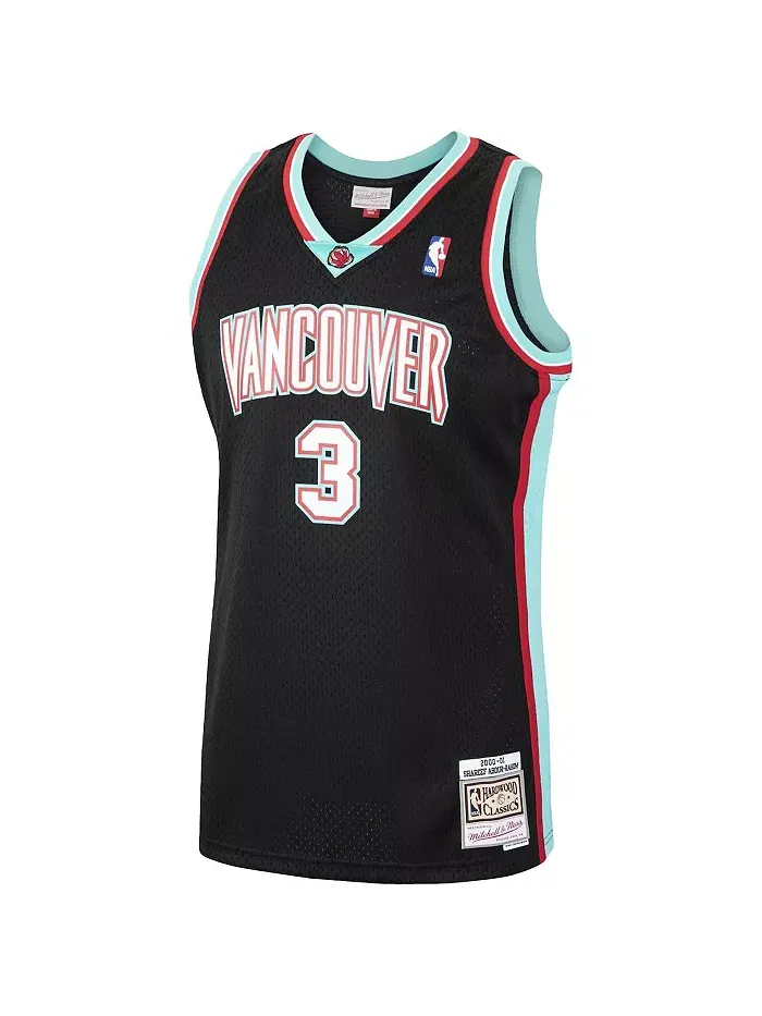 Мужская баскетбольная майка Shareef Abdur-Rahim Vancouver Grizzlies Hardwood Classics Swingman — изображение 2 из 3