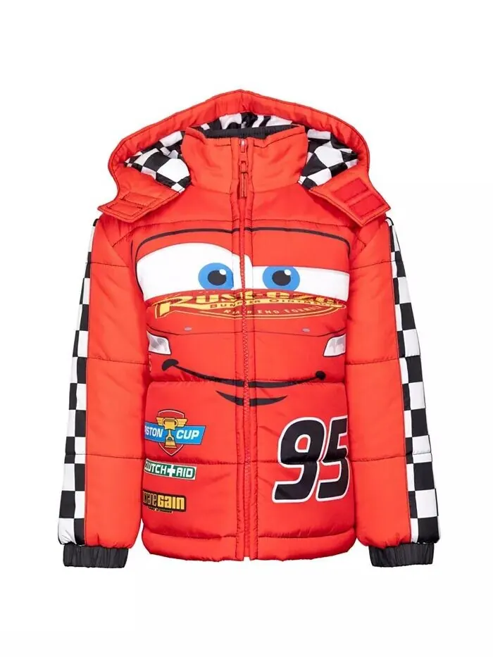 Пуховик на молнии Little Boys Pixar Cars Mickey Mouse Lightning Mc Queen Disney — изображение 3 из 8