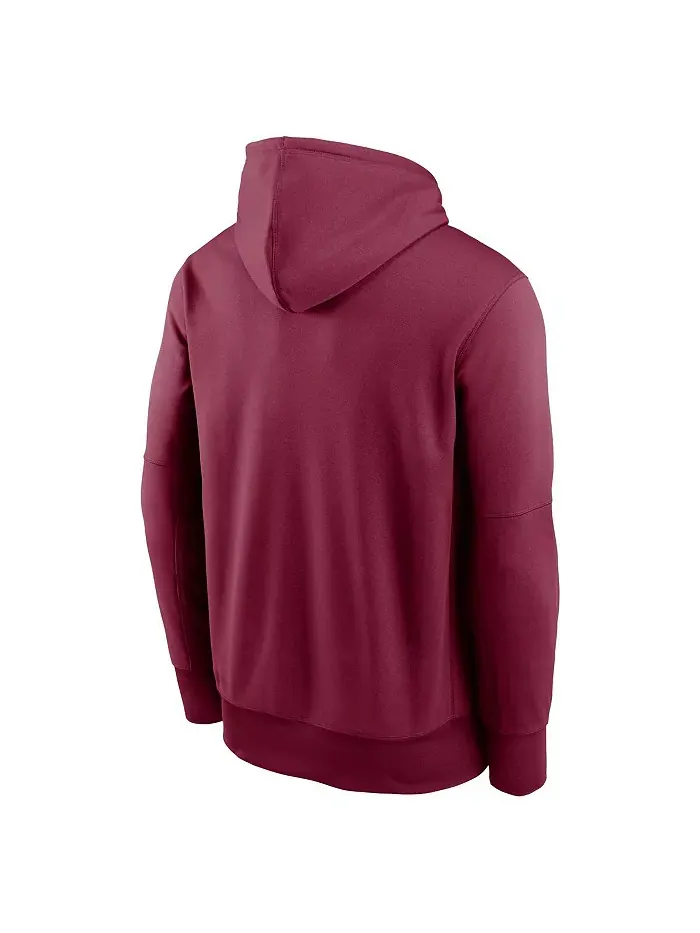 Мужская флисовая толстовка с капюшоном Garnet Florida State Seminoles Football Icon Performance Nike — изображение 3 из 3