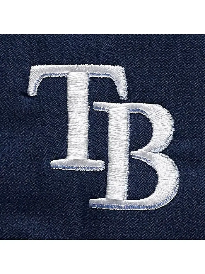 Мужская голубая рубашка на пуговицах Tampa Bay Rays Tamiami Omni-Shade Columbia — изображение 3 из 4