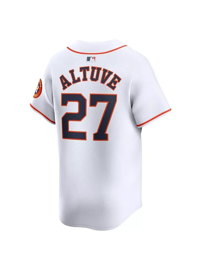 Мужская белая лимитированная джерси Houston Astros с именем Jose Altuve (домашняя форма) Nike — изображение 2 из 3