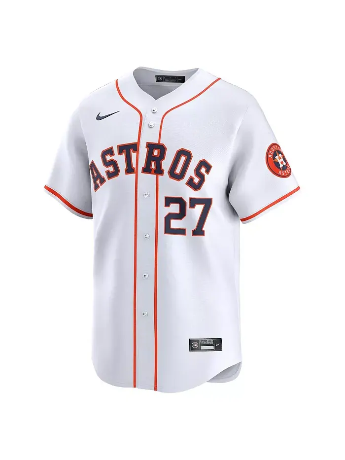 Мужская белая лимитированная джерси Houston Astros с именем Jose Altuve (домашняя форма) Nike — изображение 3 из 3